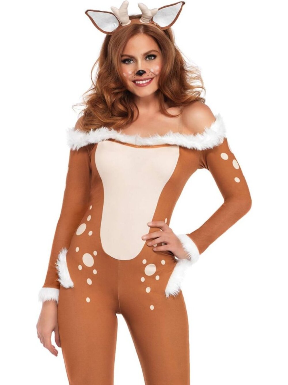 Sexy Deer Halloween Costume for Women - Cute Animal Outfit with Accessories